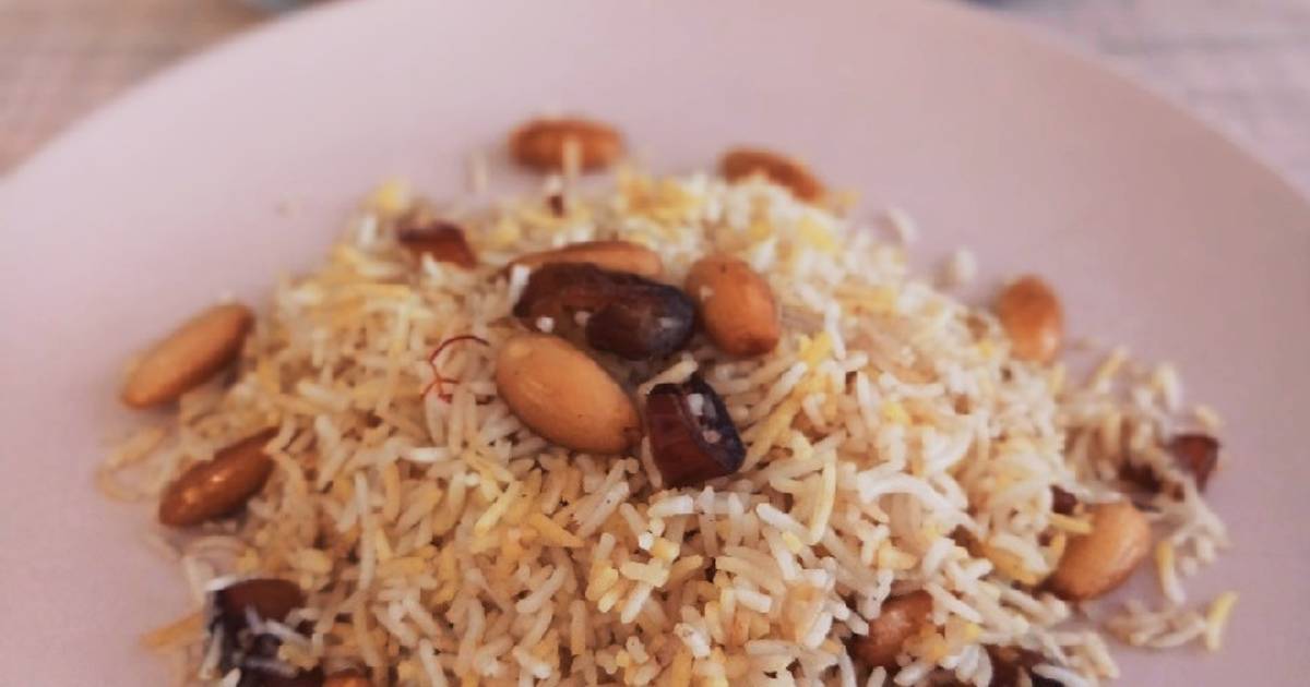 3. Arroz basmati con almendras: