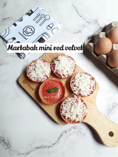 Foto resep Martabak mini red velvet