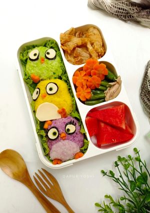 Foto resep 3 Little Bird Bento