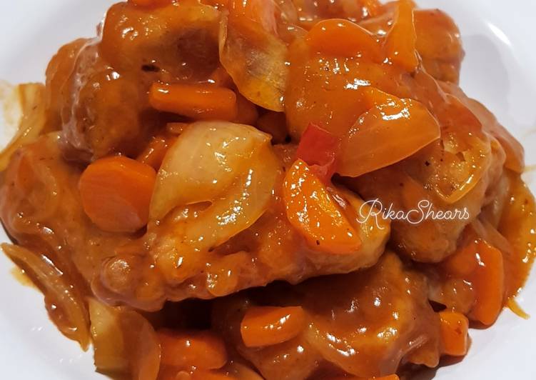 Cara memasak 43. Ayam Tepung Saus Pedas (Indonesia), Bikin Ngiler