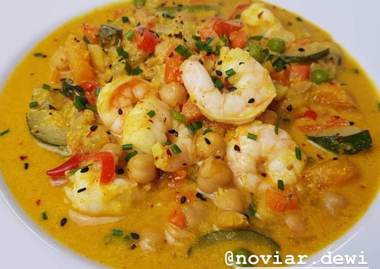 Resep Shrimp Wiggle with Coconut Curry, Lezat Sekali