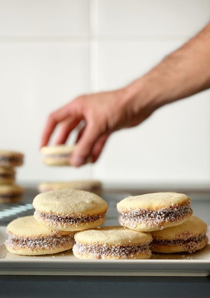 Una foto de Alfajores de Maicena