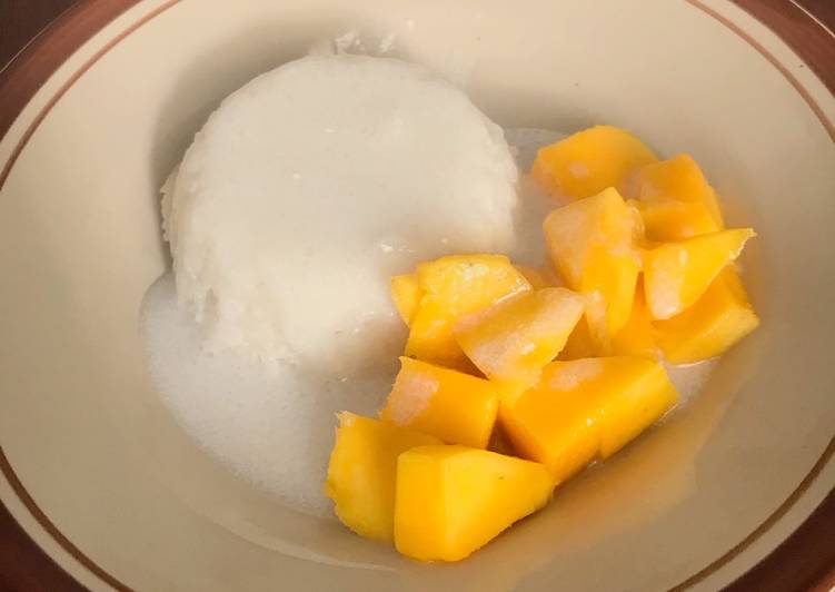 Langkah Mudah untuk Menyiapkan Mango sticky rice Anti Gagal