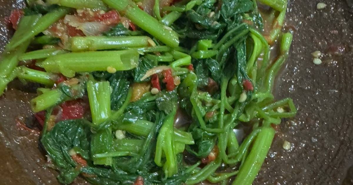Resep Plecing Kangkung Rasanya Maknyus