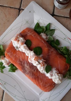 Foto di Timballo di salmone e insalata russa