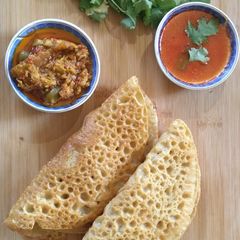 A picture of Potato besan wraps.