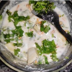 A picture of Dahi Key Aloo.