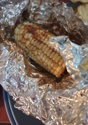 A picture of Steam Baked Corn.