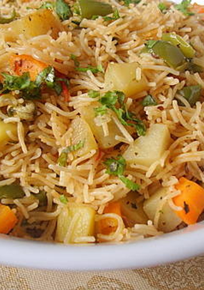 செமியா பிரியானி (வர்மிசெல்லி பிரியணி) செய்முறை முக்கிய புகைப்படம்