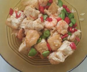 Resep mudah Tumis udang tahu pete Enak Sempurna