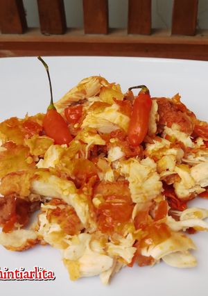 Foto resep Ayam geprek pedas