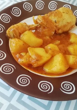 Una foto de Pollo a la cazuela