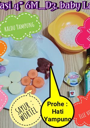 Foto resep MPasi Lakella 4* 6M_D3 Beras Putih Organik