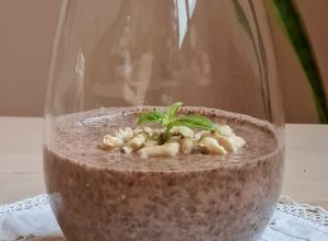 Una foto de Pudin de chía y cacao puro 🍨