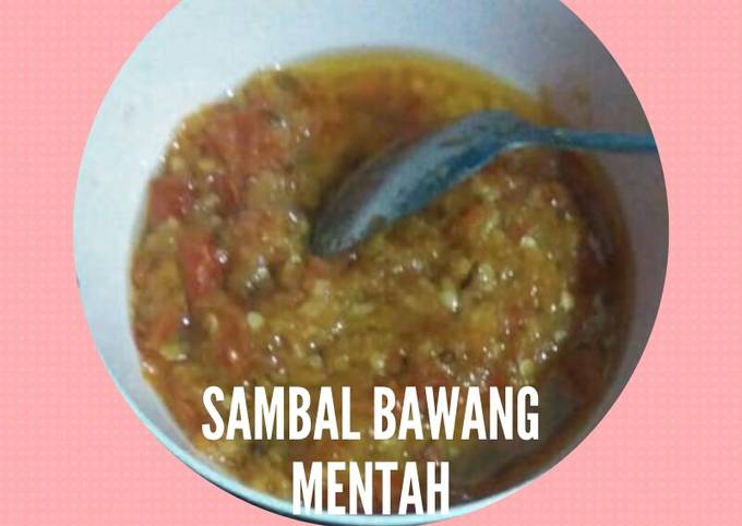 Sambal Bawang Mentah