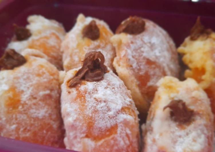 Bagaimana Membuat Crispy bomboloni, Bikin Ngiler