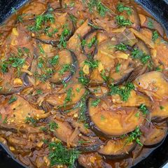 A picture of Aubergine curry#mycookbook.