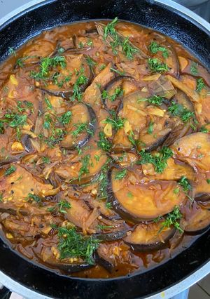A picture of Aubergine curry#mycookbook.