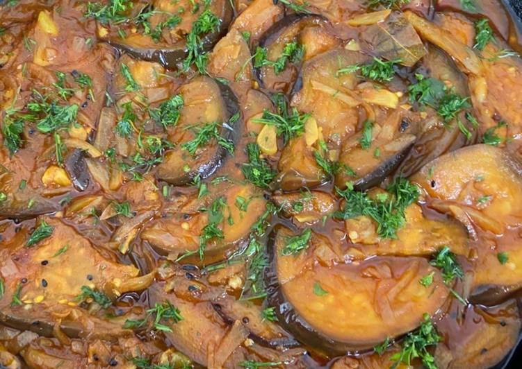 Simple Way to Prepare Perfect Aubergine curry #mycookbook