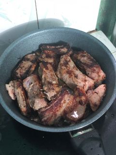 Hình của món Sườn chiên.
