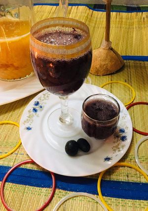 কালো আঙ্গুর জুস রেসিপির প্রধান ছবি
