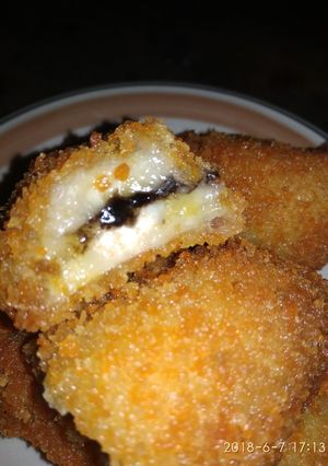 Foto resep Pisang goreng pasir isi coklat