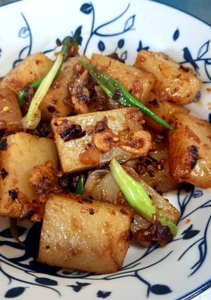 香麻炒蘿蔔糕 的食譜成品照片