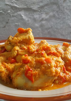 Foto resep Gulai ayam menu diet no santan, no tepung, no gula, no minyak