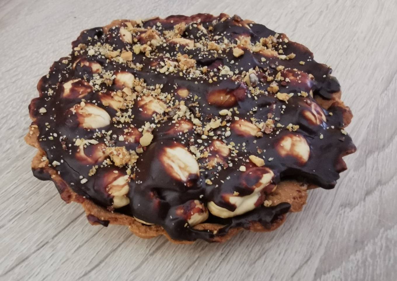 Petite tartelette chocolat/noisette