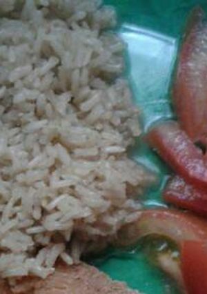 Una foto de Risotto de arroz integral