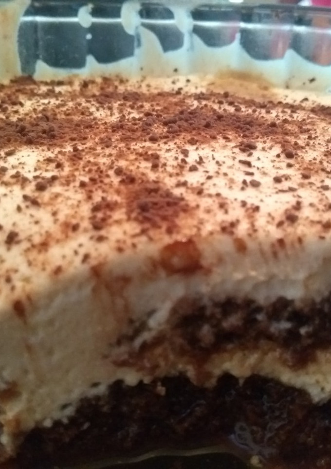Una foto de Tiramisú sin huevo