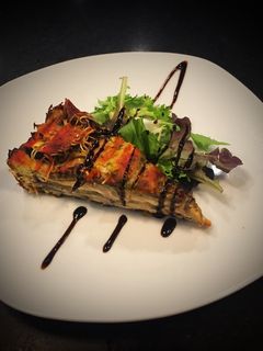 Una foto de Pastel de Berenjena y Jamón de Pavo