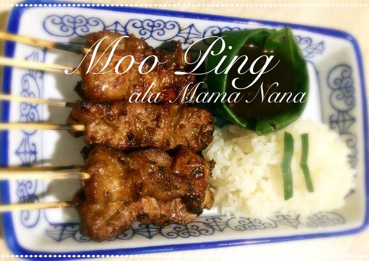 Moo Ping (Sate daging ala Thailand)