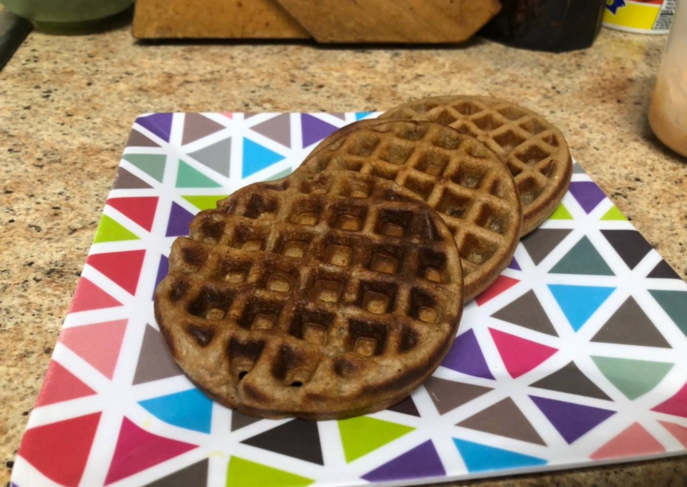 Peanut butter hersheys cocoa waffles