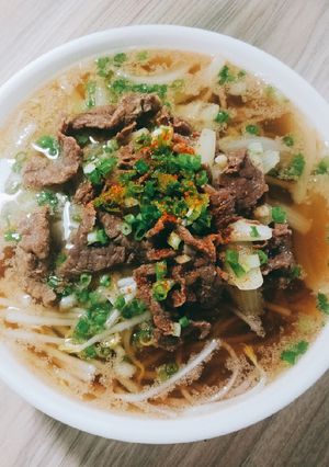 Hình của món Mì Soba thịt bò home made.