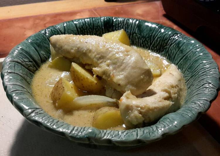 Easy Yellow curry with chicken