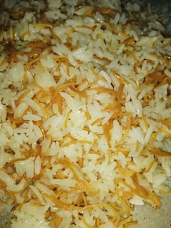 صورة لوصفة رز بالشعيرية