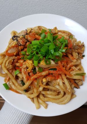 Foto resep Yakiudon (udon goreng)