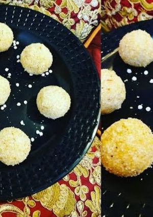 A picture of साबूदाना लड्डू(sabudana laddu recipe in hindi).