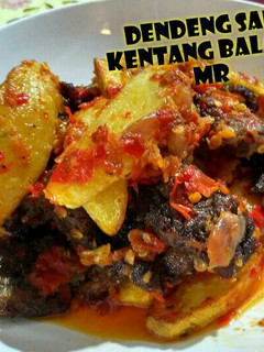 Foto resep Dendeng sapi kentang Balado MR💦💦