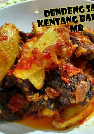 Foto resep Dendeng sapi kentang Balado MR💦💦