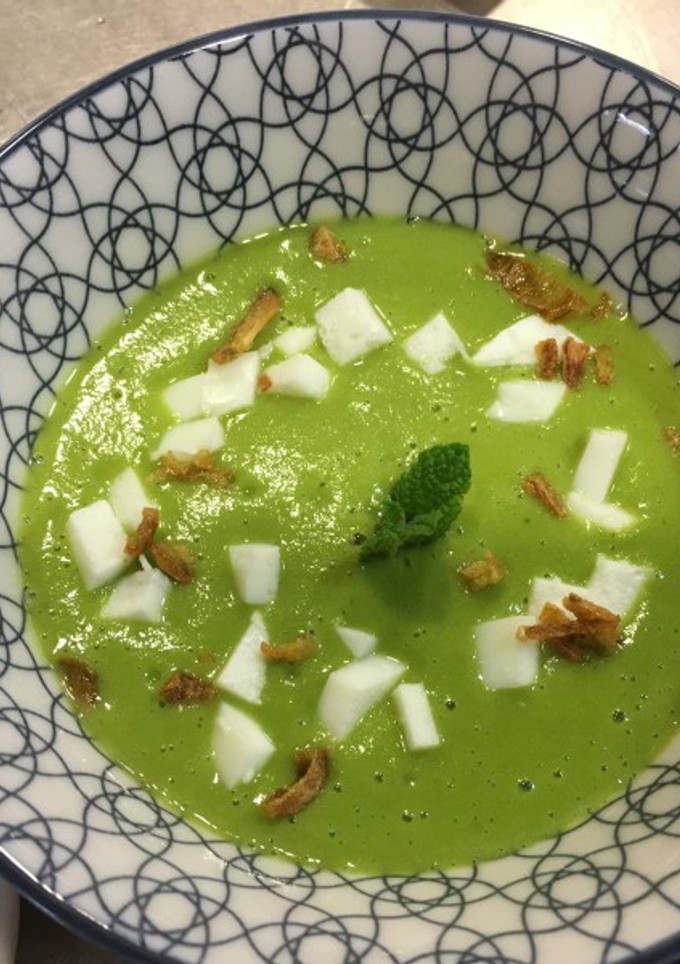 Una foto de Crema de Guisantes