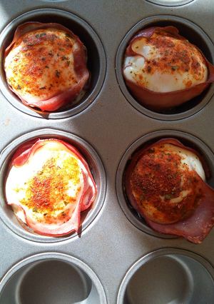 A picture of Ham & Egg Cups.
