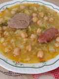 Garbanzos con repollo