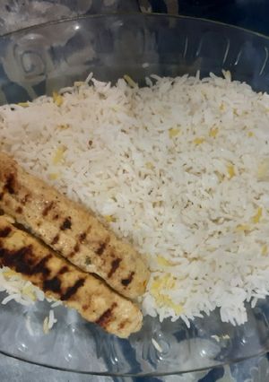 عکسی از دستور کباب تابه ای مرغ