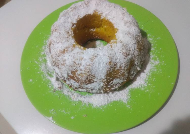 Bizcocho de naranja (con cobertura o sin cobertura de chocolate)
