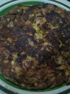 Una foto de Tortilla de migas de pastor