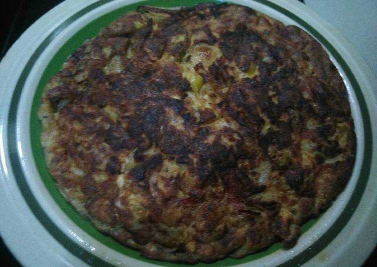 Tortilla de migas de pastor