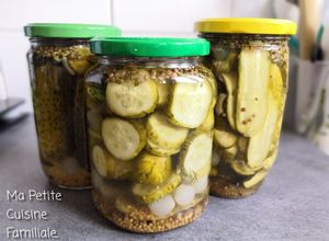 Une photo de Cornichons aigres-doux