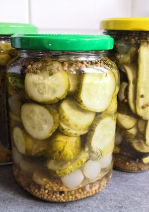 Une photo de Cornichons aigres-doux